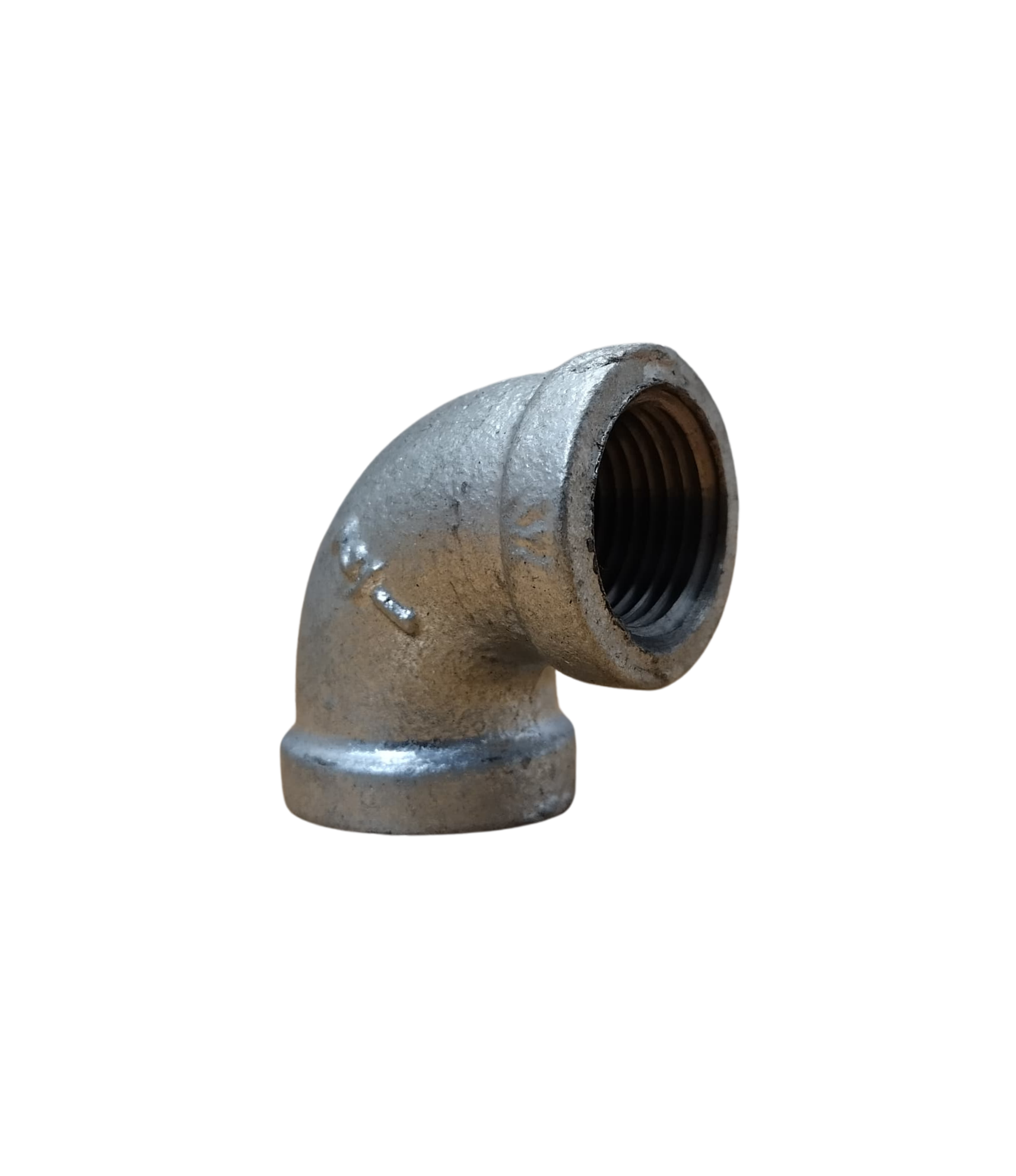 Codo Hierro Galvanizado 150 Lbs NPT 1/2" x 90º