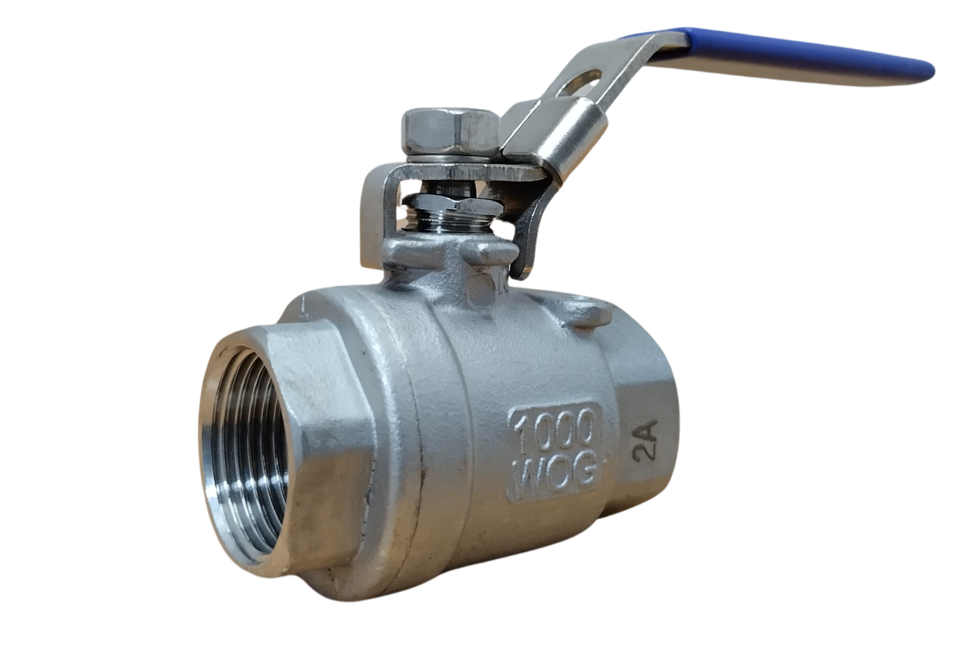 Válvula de Bola Acero Inoxidable. 3/4" 1000 WOG Paso Total NPT
