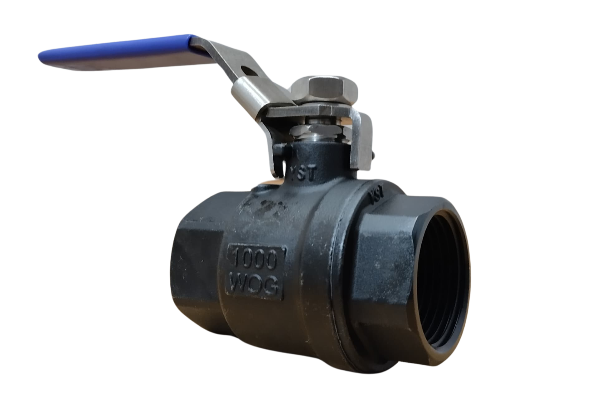 Válvula de Bola Acero al Carbono. 1" 1000 WOG Paso Total NPT
