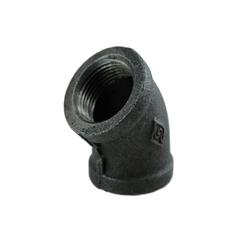 Codo Hierro Negro 150 Lbs NPT 1 1/2" x 45º