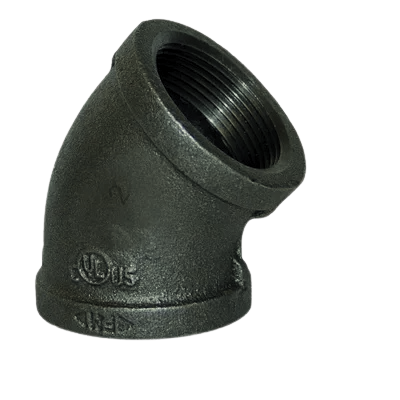 Codo Hierro Negro 150 Lbs NPT 2" x 45º