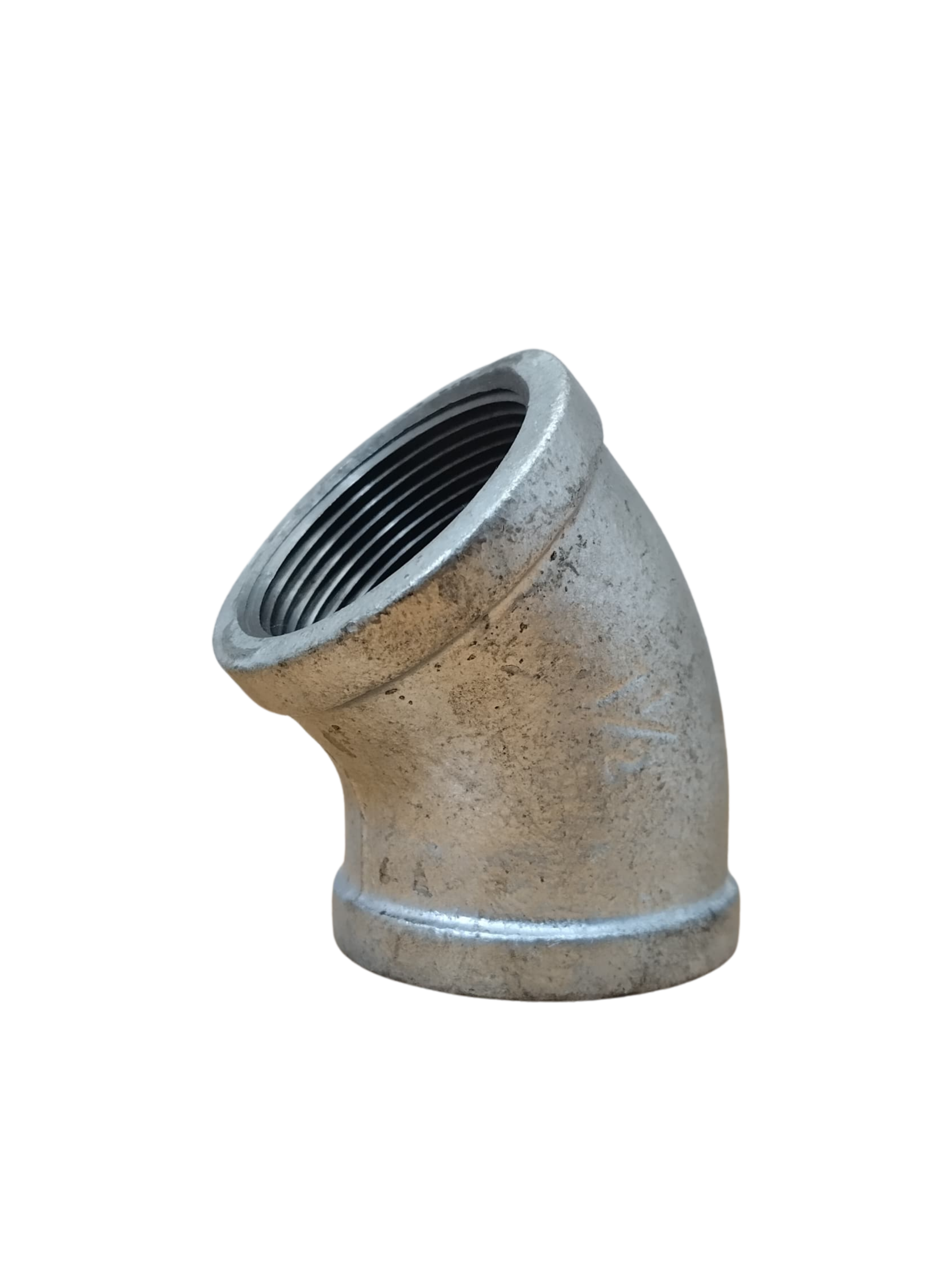 Codo Hierro Galvanizado 150 Lbs NPT 1 1/2" x 45º
