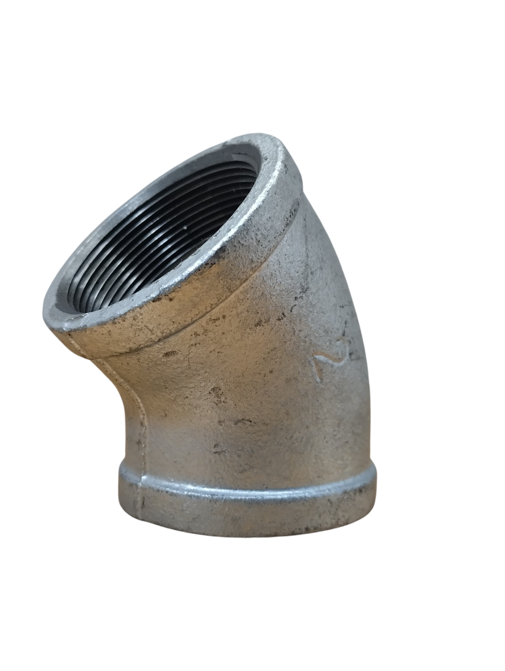Codo Hierro Galvanizado 150 Lbs NPT 2" x 45º