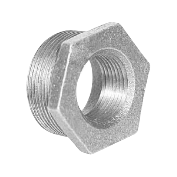 Bushing Hierro Galvanizado 150 Lbs 1-1/2" x 1" NPT