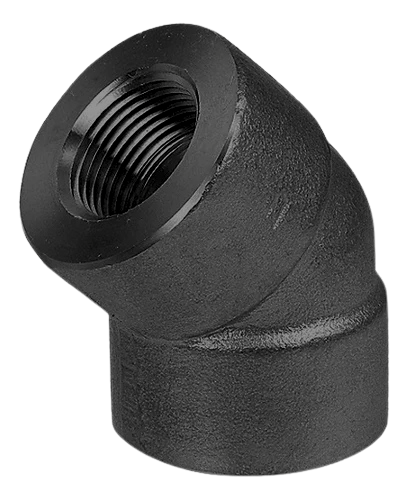 Codo 3/4" x 45° Acero al Carbono 3000 Lbs NPT A-105 ANSI B