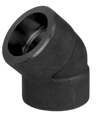Codo 1" x 45° Acero al Carbono 3000 Lbs NPT A-105 ANSI B