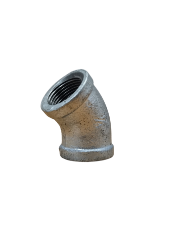 Codo Hierro Galvanizado 150 Lbs NPT 3/4" x 45º