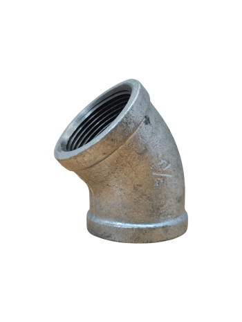 Codo Hierro Galvanizado 150 Lbs NPT 1 1/4" x 45º